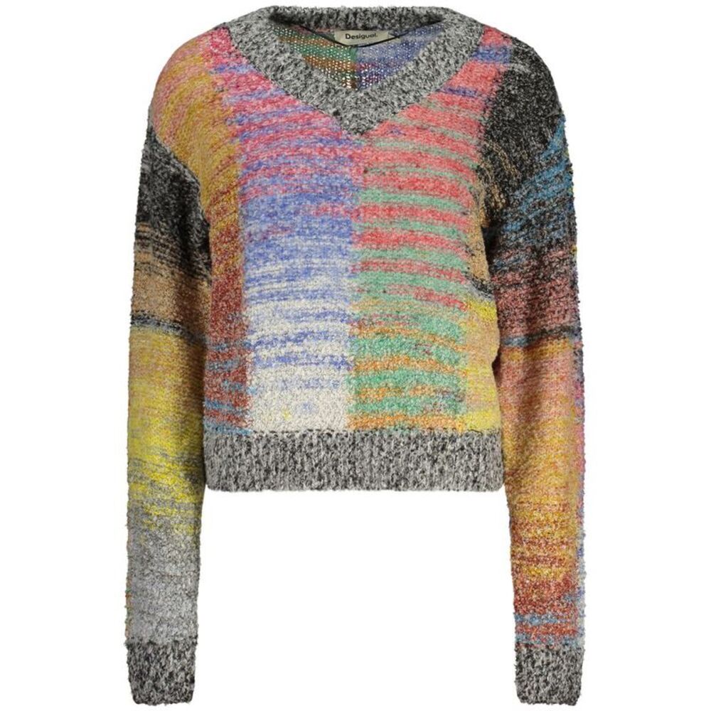 Desigual Yellow Wool Women's Sweatshirt
